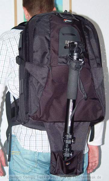 Lowepro Compu Trekker Plus AW\n\nFoto von Timo - DANKE DAFR!\n\nKommentar des Nutzers:\n\nUnd so sieht es aus wenn ein 1,80 Mann diesen Rucksack auf dem Buckel hat ...