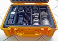 Foto von Ralf Rosinke - DAKE DAFR!\n\nKommentar des Nutzers:\n\nInhalt: 20D,17-40 L,400/5,6 L, 70-200 IS L, 35-135 USM, Konverter 1,4 X Soligor,12,20,36 Zwischenringe Kenko, 580 EX,Fernauslser RS-80N3 Charger CB-5L, 2Polfilter 77&58mm,Kleinkram