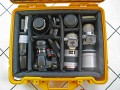Foto von Ralf Rosinke - DAKE DAFR!\n\nKommentar des Nutzers:\n\nInhalt: 20D,17-40 L,400/5,6 L, 70-200 IS L, 35-135 USM, Konverter 1,4 X Soligor,12,20,36 Zwischenringe Kenko, 580 EX,Fernauslser RS-80N3 Charger CB-5L, 2Polfilter 77&58mm,Kleinkram