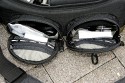 CANON 1EG PROFESSIONAL GADGET BAG\n\nFoto von Sascha Drmer - VIELEN DANK!\n\nKommentar des Nutzers:\n\nHallo Jrg,\n \nhab gesehen das in Deiner Datenbank noch der "Canon 1EG Professional Gadget Bag" fehlt. Daher hier mal ein paar Bilder und Infos fr taschenfreak.de\n \nZu Bild 1\n \nCanon 1EG Professional Gadget Bag\n \nAbmessung ca.: 36 x 22 x 21 cm (Lnge x Hhe x Tiefe)\nWasserabweisendes Nylon\nindividuelle Trennwnde\nmit Vorder- und Seitentaschen\n \nZu Bild 3\n \nFolgendes passt in den Canon 1EG Professional Gadget Bag\n1DMarkIII\n17-35 f/2,8\n50 f/1,4\n85 f/1,8\n70-200 f/2,8\n580 EX\nCP-E3\nExtender 1,4 & 2\nST-E2\nErsatzkaus fr Blitz und Kamera\nPolfilter\nkleine Box fr Visitankarten und CF-Karten sowie weiteres Kleinkram\n \n \nZu Bild 4\n \nunterhalb der Kamera habe ich den Extender 1,4 und den ST-E2 drber kommt dann eine Trennung bevor die Kamera draufgelegt wird.\n \nZu Bild 5\n \nber das 70-200 f/2,8 kommt der 580EX\n \nZu Bild 6\n \nin den vorderen Taschen habe ich jeweils einen Polfilter, Step-Downringe... Weitere Kleinkram passt in die beiden Taschen im Deckel (Notisbuch, Kabelauslser, Cardreader etc. siehe Bild 2).\n \nZu Bild 7\n \nIn der rechten Seitentasche habe ich den Extender zweifach sowie keine kleine Box fr CF-Karten und Visitenkarten\n \nZu Bild 8\n \nin der linken Tasche sind die Ersatzakkus fr den Blitz bzw. CP-E3 und der Ersatzakku fr die Kamera.\n \nZu Bild 9\n \nIm Reisverschlu auf der Rckseite finden Bedienungsanleitungen etc. platz.\n \nZu Bild 10\n \nDie Reisverschlsse sind durch berlappung abgedeckt, somit auch vor Spritzwasser geschtzt.\n\nSascha Drmer\nFotograf fr die Peiner Allgemeine Zeitung