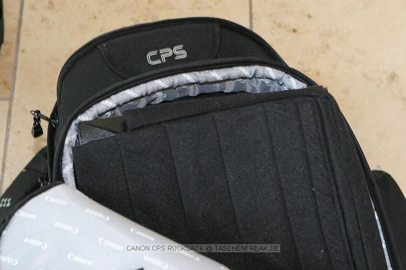 Foto von Marc Weigert - VIELEN DANK DAFR!\n\nKommentar des Nutzers:\n\nDieser Rucksack ist im Fachhandel nicht erhltlich!!!\n\nIn den Rucksack kriegt Ihr zwei Bodies, ein 70-200/2.8, ein 100-400/5.6, ein 24,70/2.8, ein 300/2.8, einen Blitz, Ersatzakkus und wenn ich mich nicht tusche, war sogar einmal noch ein 16-35/2.8 und eine mobile Festplatte mit drin. Dann ist noch Platz fr ein Notebook und allem mglichen Kleinkram, an einer der Aussenseiten ist eine Art Neoprenbeutel, in den eine 1,5l Wasserflasche reingeht, an der anderen Seite ist eine verstrkte Aussentasche, in die noch eine Festbrennweite passen sollte, vorn am Gurtzeug kommt das Handy rein.\n\nSehr praktisch ist der auffaltbare Sonnenschutz fr das Notebook. Fr den Transport des Notebooks befindet sich im dafr vorgesehen Bereich noch eine herausnehmbare, gepolsterte Hlle um mehr Schutz zu erhalten.