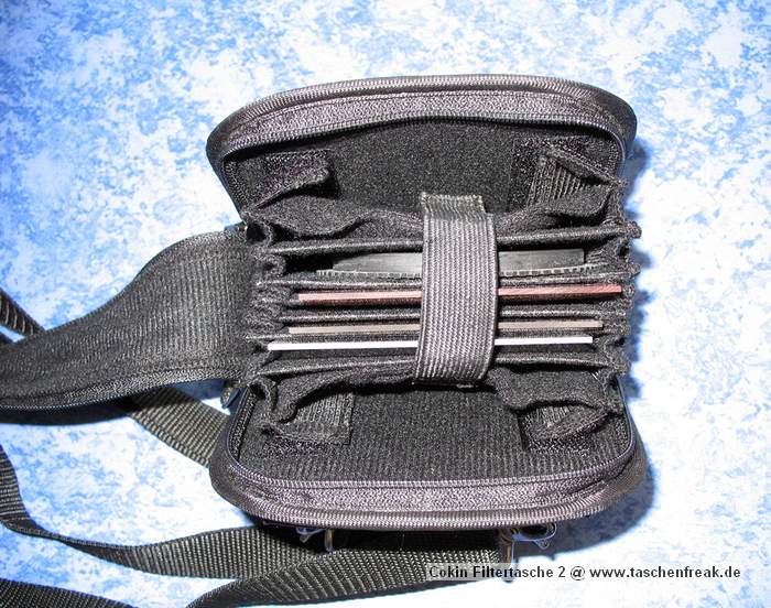 Foto von Claudia Ossege-Fischer - DANKE DAFR!\n\nKommentar des Nutzers:\n\nIn dieser beraus praktischen Filtertasche kann man bis zu acht Cokinfilter verstauen, auch einen Polfilter von Cokin kann man ohne Probleme unterbringen. Man kann die Tasche mit dem Schultergurt tragen, oder man befestigt sie mit Hilfe der Grtelschnalle am Grtel.