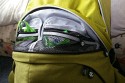 CRUMPLER - WARM SHOWER\n\nFoto und Text von Choirul Huda - VIELEN DANK!\n\nKommentar:\n\nHeute ist endlich mein Crumpler Warm Shower in der Farbe "Dark Grau  /Grau Army "  angekommen  danach mache ich gleich mal ein paar Bilder, \n\nDer Rucksack bietet reichlich platz fr ein bis zwei Kamera Bodys und Objektive sowie weiteres Zubehr. In bereich Fototasche (unter) kann man Zwei bodies und mit Kit Lens sowie Baterrie und Blizt reinpassen. Die Taschepolster kann herausgenommen werden, sodass die Tasche kann als allgemeine Tages Daypack benutzt werden. Die herausnehmbare Fototasche im inneren des Rucksackes ist ca. 34x48x15,5 cm gro.\n\nBeim Laptop bereich (hinter) gibt es doch eine Laptop Tasche und kleine Raum fuer ein paar Buch zu verstauen.  \n\nDer Rucksack hat laut Crumpler die Ma?e 35x54x25 cm und das Laptopfach reicht fr Laptops bis ca. 15 Zoll ( Wide ). Mit Laptop im Deckel passt er ca. 15 Zoll an und das aber finde ich sehr eng, trotzdem auf lngeren Touren absolut nicht ratsam...\n\nDer Rucksack ist zum Rcken hin extrem gut gepolstert und erhht durch einen zustzlichen Brust-, und Bauchgurt den Tragekomfort, auch bei schwerer Beladung, erheblich.\n\nAn den unteren Ecken sind (rechts sowie linksseitig) zwei kleine Taschen, wo z.B. das Handy oder ein MP3 Player Problemlos ihren Platz finden. Eine Kabelfhrung fr die Kopfhrer hat auch beim Crumpler  mit an den Trageriemen anzubringen.\n\nEs sind noch zwei weitere von au?en zu ffnende Fcher an dem Rucksack, die reichlich Stauraum bieten. Das groe Fach bietet ausreichend Platz fr Akkus, Speicherkarten und Schreibutensilien.\n\nDer Rucksack ist in den Farben "Ziegelrot /Weiss", "Dark grau/ Army Grau", "Weiss Grey / Grau" erhltlich.