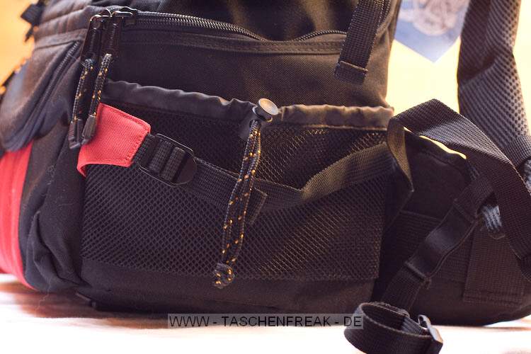 CULLMANN RANGER COMFORT\n\nFoto und Text von Claudia H. - VIELEN DANK!\n\nKommentar:\n\nDetailansicht der seitlichen Netztasche (beide Seiten sind identisch).\n\nDie Tasche ist leider nicht elastisch und auch recht eng.