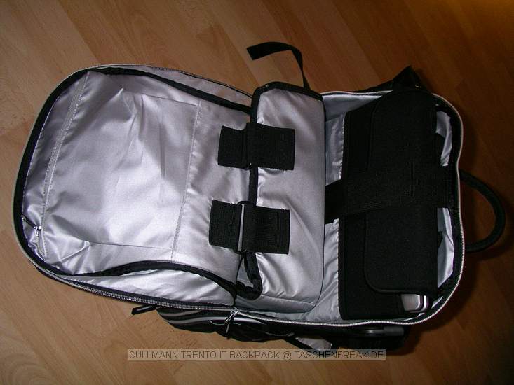 CULLMANN TRENTO IT BACKPACK\n\nFoto von einem Anonymen User - Vielen Dank!\n\nKommentar des Nutzers:\n\nHallo Taschenfreaks ;-)\n\nHier ein paar Bilder vom Cullmann Trento IT Backpack in schwarz. Bitte keine Nennung des Namens auf der Seite Taschenfreak oder sonst wo. Mir ist da gerade mein Copyright ziemlich egal *g*\n\nLiebe Grsse\n\nxxx