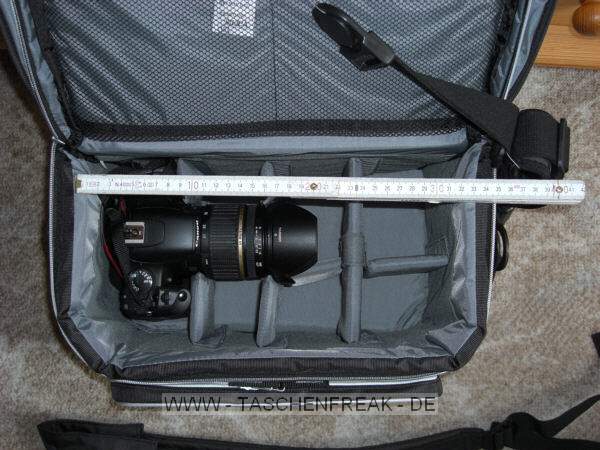 CULLMANN TRENTO PHOTO 4\n\nFoto von Kai - VIELEN DANK!\n\nKommentar:\nHallo,\nich habe da auch noch ein paar Bilder fr Deine Page:\n \nBei der Tasche handelt es sich um die Cullmann Trento Photo 4\nEs ist eigentlich eine Schultertasche, kann aber durch den mitgelieferten \nGurt als Rucksack umfunktioniert werden.\n \nInnenmasse (BxHxT): 32/21/18 cm (Hersteller) \nGewicht: 1.445 g \nDie Tasche macht einen sehr hochwertigen Eindruck.\nMan bekommt sie mit etwas Glck fr rund 50 Euro.\n \nGruss\nKai