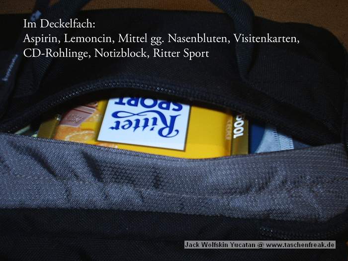 Foto von Konstantin Kleine - DANKE DAFR !\n\nKommentar des Nutzers:\n\nTasche ist Jack Wolfskin Yucatan, Kauf ca. 03/04, mir eig. zu klein ;-)\n\nIch wrde sie nicht emfehlen, emfindliche RVs, zu klein fr ne richtige Ausrstung, zu gro fr nur Kamera + Objektiv.