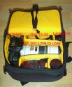 KATA 3N1-30\n\nFoto und Text von einem Anonymen User- VIELEN DANK!\n\nKommentar:\n\nHallo,\n \nhabe Deine Seite oft gebraucht als es um die Auswahl der "perfekten" Fototasche bei mir ging.\n\nEntschieden habe ich mich für die KATA 3N1-30, die 33 war leider noch nicht lieferbar, aufgrund dessen, weil sie sehr sehr vielseitig ist vom Tragesystem, einen Slingshot hat und auch einen Regenschutz, den ich auch als "Diebstahlschutz" nehme. Dadurch wird es dem Dieb erschwert, kurz einen Reißverschluss aufzumachen.\n \nWie man auf den Fotos sehen kann, habe ich die original Abteilung umgebaut. Nur so macht sie für den Slingshot Betrieb Sinn.\n \nRein passen tut ne ganze Menge. Ich habe bisher verstaut:\n \nIm unteren Fach:\nCanon EOS 50D mit BG-E2n mit angesetztem Canon EF 300 L F/4 IS USM (passt gerade noch so rein)\nCanon EF 50 1,8II\nTamron 10-24 F3,5-4,5 SP Di II LD (Geli in getrenntem Fach)\nSigma 18-125mm 3,8-5,6 DC OS HSM mit angesetzter Geli\nCanon EF 70-300mm 1:4,0-5,6 IS USM\nLadegerät\n \nOben im Fach habe ich nur ein wenig Kleinkram drin. Es würden aber noch weitere Objektive oder Blitzgeräte rein passen.\n \nBitte veröffentliche dieses anonym, da ich nicht möchte, daß jeder weiss, was ich in der Bag habe.\n \nViele Grüße