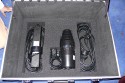 CAMCase III\n\nFoto von Jrg Langer (Taschenfreak.de)\n\nKommentar des Nutzers:\n\nZiel: Studioblitze ausreichend geschtzt transportieren und lagern.\n\nBestellte Artikel bei Kofferfunshop.de:\n1x 62012 Gertekoffer Flight III\n1x 69912 Schaumstoff-EInlage CamCase Kit III\n\nMae des Koffers / Flightcase:\n550x450x340mm\n\nDie "Einbaumanahmen" sind uerst einfach und mit einem guten Klingenmesser in wenigen Minuten zu machen.\n\nWir bringen in der jetzigen Version unter:\n1x 420Ws Studioblitz mit Reflektor\n1x 260Ws Studioblitz mit Reflektor\n1x 100Ws Studioblitz mit Spotaufsatz\nSteckerleiste\n10 m Verlngerungskabel\n2x Anschkusskabel 5m fr die groen Blitze\n3x Sync Kabel fr die Blitze\n\nDer Koffer ist stabil genug und lsst sich an den beiden stabilen Seitengriffen sehr gut tragen und transportieren.\n\nUnsere Meinung: Das beste was wir im Internet finden konnten fr die o.g. Anwendung.