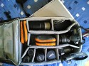 Lowepro Compu Trekker Plus AW\n\nFoto von Timo - DANKE DAFR!\n\nKommentar des Nutzers:\n\nZum Inhalt:\n\nCanon EOS 30D\nCanon 70-200 f/4 L\nCanon 100 2,8\nCanon 85-17\nCanon 10-22 \nCanon BG-E2\nCanon 430EX\nManfrotto 680B\nSony DSC-F707\nSwarowski 8x30\nDell 17" Notebook
