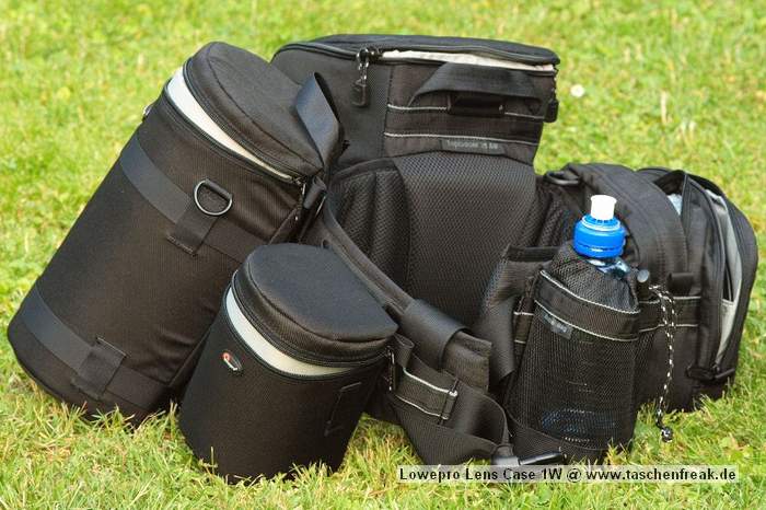 Foto von Martin Adler - VIELEN DANK!\n\nKommentar des Nutzers:\n\nLensCase 1W & Bottle Bag:\nHaben beide genug Platz um das EF-S 17-85 mit gesetzter Geli oder das Sigma 105 Makro (ohne Geli) aufzunehmen.