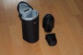 Foto von Jrg Langer\n\nKommentar des Nutzers:\n\nLowepro Lens Cases - hier das Modell 2, eigenen sich ideal um Objektive oder andere Zubehrteile am Grtel oder an den sogenannten Slip Lock Schlaufen der Lowepro Taschen / Ruckscke anzubringen.\n\nDieses Case hier verwede ich gern efr das Canon Makro 100 mm f2.8 mit umgedrehter Geli und dem Winkelsucher C.