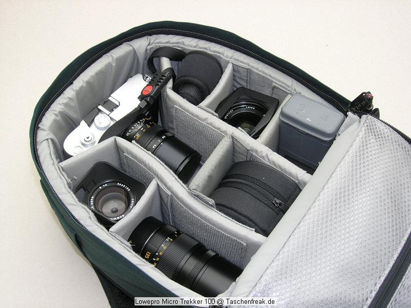 Lowepro Micro Trekker 100 \n\nFoto von Harald Gutjahr - VIELEN DANK!\n\nKommentar des Nutzers:\n\nhallo Jrg,\n \nauf deiner wahrlich genialen Taschen-sammlungsliste fehlt der kleinste Lowepro ( Microtrekker 100 )\nDieses Modell wird aktuell im Katalog gefhrt.\nals Anhang 4 Fotos,s mit Beschreibungen und Komentaren in den Bildeigenschaften.\n \nschne Grsse\n \nHarald Gutjahr