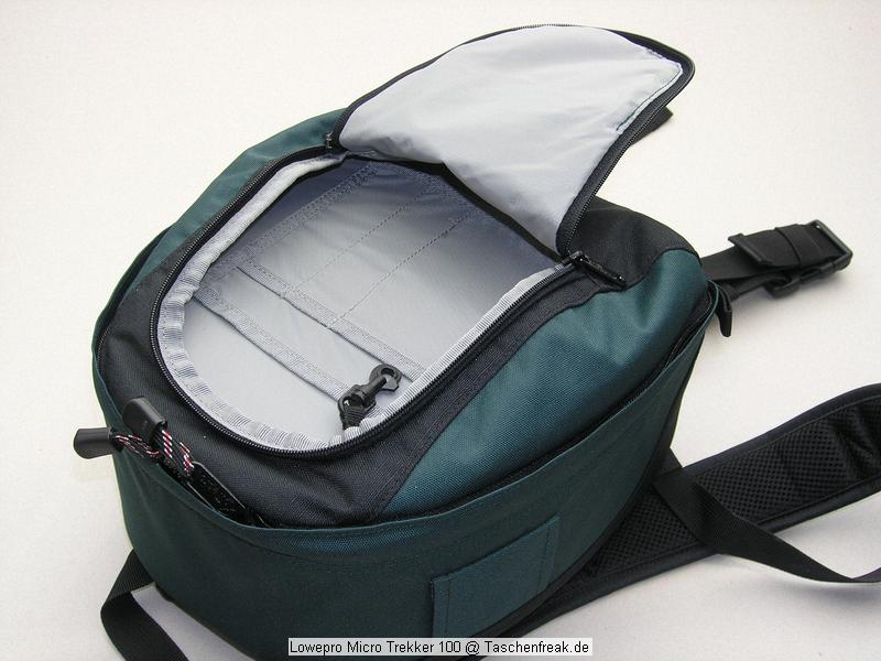 Lowepro Micro Trekker 100 \n\nFoto von Harald Gutjahr - VIELEN DANK!\n\nKommentar des Nutzers:\n\nhallo Jrg,\n \nauf deiner wahrlich genialen Taschen-sammlungsliste fehlt der kleinste Lowepro ( Microtrekker 100 )\nDieses Modell wird aktuell im Katalog gefhrt.\nals Anhang 4 Fotos,s mit Beschreibungen und Komentaren in den Bildeigenschaften.\n \nschne Grsse\n \nHarald Gutjahr