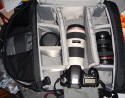 Lowepro Sling Shot 300 AW\n\nFoto von Sybille Moh - Herzlichen Dank fr Dein Mail.\n\nKommentar des Nutzers:\n\nHallo Jrg,\nanbei zwei Slingshot 300 Fotos.\nIm Bild 30D mit 70-200 4.o. \nMan sieht, es ist nun sogar noch Luft fr etwas greres.......;o)\nviele Gre\nSybille