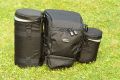 LOWEPRO TOP LOADER 70 AW\n\nFoto von Martin Adler - VIELEN DANK!\n\nKommentar des Nutzers:\n\nTopLoader 70 AW:\nDa passt die 350D mit Batteriegriff + EF 100-400 mit umgekehrt angesetzter Geli rein. In die Tasche vorne passt z.B. ein Blitz rein. Die Tasche vorne hat nach unten noch einen Klettverschluss um den Raum in die darunter liegende 'Verlngerung' platz zu schaffen.\nMit dabei ist ein gewohnt guter Schultergurt und der Chest Harness.
