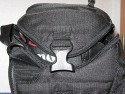 LOWEPRO TOPLOADER PRO 70 AW\n\nFoto und Text von Peter Albrecht - VIELEN DANK!\n\nKommentar:\n\n- gekauft Januar 2009 (vermutlich der Nachfolger des "Toploader 70 AW" - ohne "Pro")\n  - Unterschied zum "ohne Pro": \n     - Deckel klappt jetzt nach links weg anstatt nach vorne.\n     - hat nur noch auf einer Seite (links) Sliplock-Erweiterungsmglichkeit\n     - statt der Sliplock rechts, gibts jetzt eine Auentasche, die mit Gummi oben "gesichert" ist\n		- es gibt aber (Stand Januar 2009) auch noch den "ohne Pro" frs gleiche Geld im Internet\n\n- Beigaben:\n  - Dreipunkt Gurt zum tragen (Bild 01)\n  - klitzekleine deutsche Anleitung\n  - Werbeschild 40 Jahre Lowepro (mte der Aktuelle Stand sein)\n\n- Camera (500D) sitzt fest in der Tasche\n- Innenraum mit 2 Trennern verstellbar (Bilder 09, 10 und 11)\n- bleibt grundsttzlich sogar aufrecht stehen (ist aber nicht besonders stabil, besser hinlegen)\n- Karabiner des Schultergurtes aus Metall\n- mit ein bichen Gefummel, kann man auch die Cameratasche fr die PowerShot in der SlingShot Schlaufe einhngen (Bild 18)\n- Schnellverschlu (keine Reisverschlsse notwendig, um nur die Kamera zu halten)\n- Cameragurt kann man entweder mit in die Tasche rein packen (Bilder 07 und 08), oder raus hngen lassen und ggf in die \n Auentasche packen (Bilder 05 und 06).\n\n- Was pat rein? (Bild 16)\n  - Canon 500D mit Batteriegriff und Tragegurt (Bilder 05 und 07)\n  - Ladegert (unter doppeltem Boden) (Bild 12)\n  - Mignon-Halter fr den Batteriegriff (Bild 13)     - \n  - Speedlite 430 EX II + Zweitakku fr Camera (Bild 14)\n  - Zettel, Speicherkarte, Blitz Ersatzakkus, Anleitungen fr Speedlite und 500D  (Bild 15)\n  - Stifte (Bild 17)\n  - (PowerShot, aber ungepolster) (Bild 17)\n\n- All-Weather-Cover (AWC): (Bilder 20 bis 23)\n  - Ringe und Gurtschlaufe fr Tragesysteme bleiben frei\n  - Deckel lt sich ffnen (wrd ich bei strmenden Regen nicht machen)\n  - Fronttasche, Seitentasche sind zugepackt (kein Zugang)\n  - SlipLock und AWC sind NICHT gleichzeitig verwendbar\n  - Tragsystem mu vor dem Aufziehen des AWC entfernt werden\n  - Nur die Seite am Krper bleibt frei\n  - AWC ber langes Band fest mit Tasche vernht -> kein Verlieren\n\nNegativ:\n- Anleitung fr Schultertragegurt fehlt. (siehe http://www.lowepro-deutschland.de/videos/flvplayer/video_toploader.html)\n- nur eine Sliplock Schlaufe (linke Seite vom Krper aus gesehen)\n- beim Tragen am 3-Punkt-Gurt ist der Toploader bei den ersten Versuchen dem linken Arm im Weg. Vielleicht findet sich durch etwas experimentieren eine bessere Position.\n\nKombination mit dem "Lowepro Chest Harness" ist nicht bequem!\n- Da der Toploader-Deckel nach links aufgeht, sind die oberen Ringe frs Tragesystem sehr nah am Krper; \n Beim Tragen am Chest Harness kippt der obere Teil der Tasche dadurch nach vorne weg, da das Tragesystem keinen\n Zug zum Kper hin erzeugen kann. Dies wiederum resultiert darin, da die untere Kante der Tasche in den \n Bauch drckt, anstatt da das ganze Rckenteil der Tasche flach aufliegt. Dadurch ist das Tragen am Chest\n Harness nicht ganz so bequem. (Der "Toploader Zoom AW" z.B. schmiegt mit dem Chest Harness viel angenehmer \n an den Brustkorb)\n- Besser: Toploader mit kleinen Karabinern an einem Rucksack festmachen. (Bild 19). Vielleicht ist auch der \n "Tamrac S-500 Chest Harness System" geeignet. Auf dem Produktbild sieht es jedenfalls so aus.