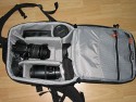 LOWEPRO VERTEX 100 AW\n\nFoto von Richard - VIELEN DANK FR DEIN MAIL!\n\nKommentar des Nutzers:\n\nHallo Jrg,\n\nanbei wie gewnscht die Bilder des Vertex 100.\n\nIch habe leider noch nicht viel Erfahrung mit dem Rucksack. Bis jetzt bin ich zufrieden und fr meine Zwecke (Zoo, Stadttour)ist er ausreichend. Fr richtige Wandertouren wrde ich in nicht benutzen. Mit meinem Stativ allerdings verlagert sich das Gewicht ziemlich nach hinten und es wird unangenehm.\n\nBei Fragen stehe ich gerne zur Verfgung\n\nSchne Gre und alles Gute aus Nrnberg\n\nMatane Richard
