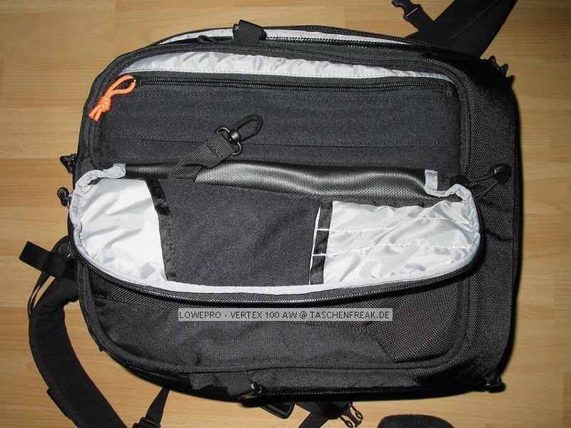 LOWEPRO VERTEX 100 AW\n\nFoto von Richard - VIELEN DANK FR DEIN MAIL!\n\nKommentar des Nutzers:\n\nHallo Jrg,\n\nanbei wie gewnscht die Bilder des Vertex 100.\n\nIch habe leider noch nicht viel Erfahrung mit dem Rucksack. Bis jetzt bin ich zufrieden und fr meine Zwecke (Zoo, Stadttour)ist er ausreichend. Fr richtige Wandertouren wrde ich in nicht benutzen. Mit meinem Stativ allerdings verlagert sich das Gewicht ziemlich nach hinten und es wird unangenehm.\n\nBei Fragen stehe ich gerne zur Verfgung\n\nSchne Gre und alles Gute aus Nrnberg\n\nMatane Richard