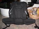 LOWEPRO VERTEX 300 AW\n\nFoto von Stefan Kmmerling - VIELEN DANK FR DEIN MAIL!\n\nKommentar des Nutzers:\n\nHallo Jrg,\n\nAnbei ein paar Bilder von o.g. Rucksack mit der Bitte diese beim Taschenfreak einzustellen. Die fotografische Qualitt der Bilder ist sicher sehr schlecht, aber das war mal wieder eine Aktion zwischen Tr und Angel.\n\nBild 1: Notebookfach mit 14 Zoll Notebook\n\nBild 2: Notebook halb drauen\n\nBild 4-6: Die Tragegurte knnen abgedeckt werden (sehr praktisch beim Fliegen als Handgepck)\n\nBild 7,8: geffnete Vordertaschen\n\nBild 9: Keine Schleichwerbung fr PUR soll nur die Gre des Rucksacks zeigen\n\nBild 12: 30D mit 70-200 2,8 IS +Geli; 28-70 2,8 + Geli; Blitz 430; 17-85 IS (Kit); 85 1,8; 50 1,8 \n\n Liebe Gre\n\nStefan (strike)