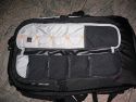 LOWEPRO VERTEX 300 AW\n\nFoto von Stefan Kmmerling - VIELEN DANK FR DEIN MAIL!\n\nKommentar des Nutzers:\n\nHallo Jrg,\n\nAnbei ein paar Bilder von o.g. Rucksack mit der Bitte diese beim Taschenfreak einzustellen. Die fotografische Qualitt der Bilder ist sicher sehr schlecht, aber das war mal wieder eine Aktion zwischen Tr und Angel.\n\nBild 1: Notebookfach mit 14 Zoll Notebook\n\nBild 2: Notebook halb drauen\n\nBild 4-6: Die Tragegurte knnen abgedeckt werden (sehr praktisch beim Fliegen als Handgepck)\n\nBild 7,8: geffnete Vordertaschen\n\nBild 9: Keine Schleichwerbung fr PUR soll nur die Gre des Rucksacks zeigen\n\nBild 12: 30D mit 70-200 2,8 IS +Geli; 28-70 2,8 + Geli; Blitz 430; 17-85 IS (Kit); 85 1,8; 50 1,8 \n\n Liebe Gre\n\nStefan (strike)