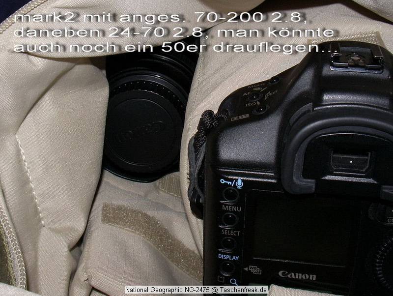 National Geographic NG-2475\n\nFoto von Jrgen Vogel - DANKE DAFR !\n\nKommentare des Nutzers:\nsiehe Bild\n\nKommentare des Taschenfreak-Betreibers:\nMit diesen Bildern wurde die 2.000 Bilderanzahl auf www.taschenfreak.de erreicht. \n\nVIELEN DANK !