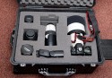 PELI CASE - 1610\n\nFoto und Text von Michael aus Köln - VIELEN DANK!\n\nKommentar:\n\nHallo,\n\nhier mal 2 Bilder vom Peli 1610 mit Schaumstoff, die habt ihr glaub ich noch nicht.\n\nDie Mark 3 mußte ich raus nehmen, mit irgendwas mußte ich die Bilder machen :-))))))))\n\nGruß Michael aus Köln