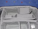 THINK TANK AIRPORT ACCELERATOR\n\nFoto von Jrg Langer - www.taschenfreak.de\n\nKommentar des Nutzers:\n\nDer eindeutig beste Rucksack den wir je in den Hngen hatten.\n\nSehr stabil.\nSehr angenehm zu tragen, trotz voller Beladung\nSehr praktikabel zu beladen\nInneneinteilung sehr flexibel gestaltbar und hoch stabil\nAbsolute Boardmae\nTragegestell verdeckbar\nHftgurt abnehmbar\nRegenschutzhlle und Stativhalterung im Lieferumfang\nNotebooktasche im Lieferumfang\nHandgriff oben und unten und an der Seite zum Tragen als "Koffer"\nTicketfach oben\nViitenkartenfach oben\n\nWir haben darin verpackt/befllt:\n\n2x DSLR mit angesetzen 300 und 70-200er\n24-70 2,8\n17-40\n50er\nTC\nZwischenringe\nBlitz\nFilter & Bouncer\nHasselblad 500CM mit 80er Objektiv\n150er Objektiv\nWechselmagazin\nGegenlichtblenden\nHandbelichtungsmesser Gossen Starlite\nFilme\nAkkus\nPanoschiene\n\nund Notebook inkl. UMTS Karte und Netzteil