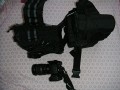 Foto von User: Phreed\n\nKommentar des Nutzers:\n\nGrößenvergleich LowePro Off Trail 2 (rechts) und Jack Wolfskin Tenere L (links) + 350d + BG3 + EFS 17-55 f.28 IS USM